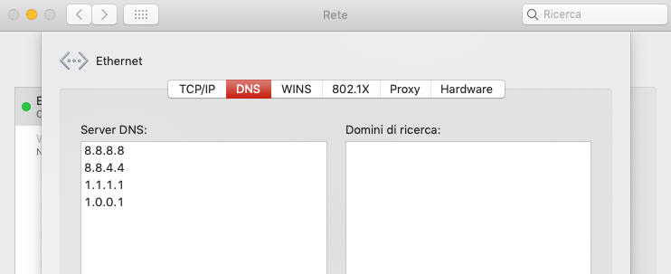 DNS probe finished no internet macOS