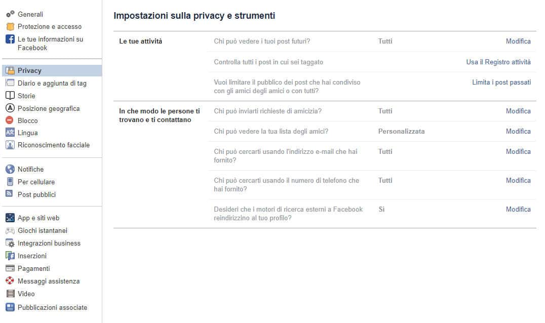 come spiare Facebook Messenger privacy