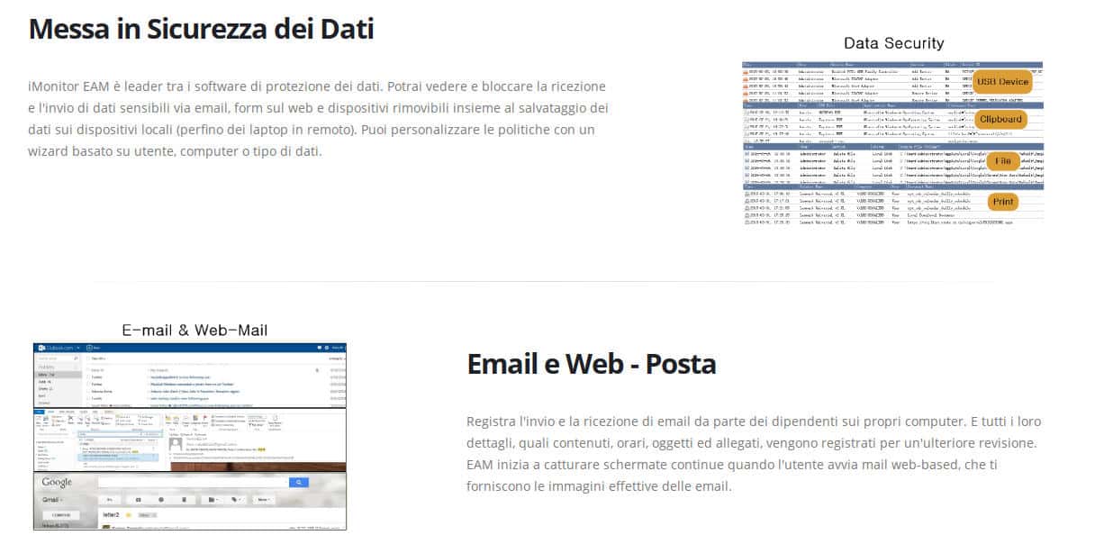 come spiare email dipendenti iMonitor EAM