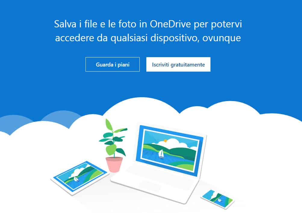 miglior cloud storage OneDrive