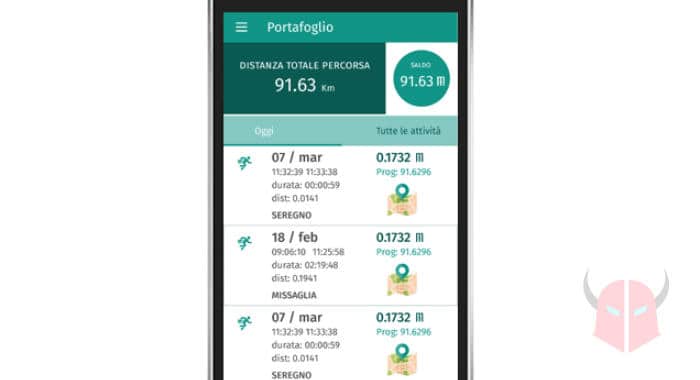 migliori app che ti pagano per camminare interfaccia MoveCoin