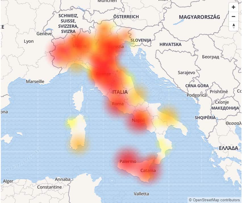 perché Instagram non mi fa pubblicare Storie downdetector