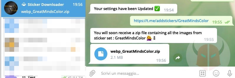 Bot Telegram Sticker Downloader