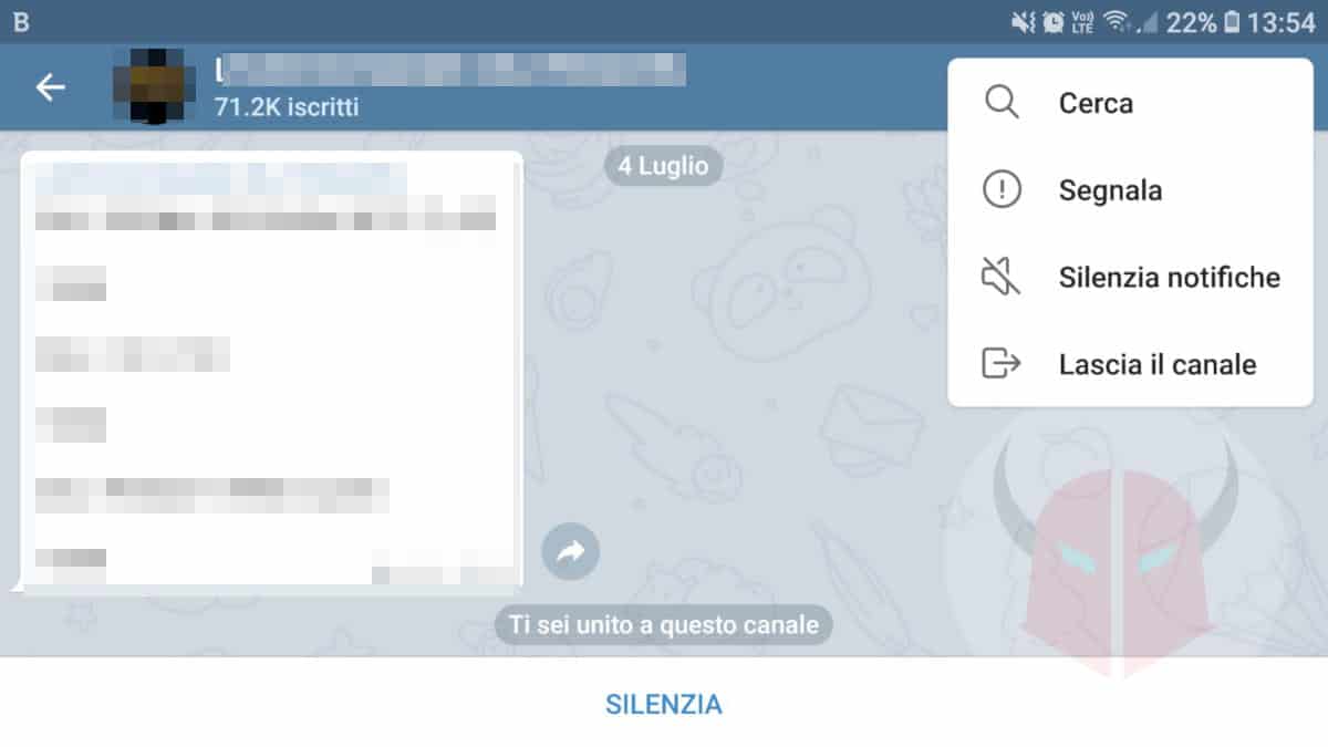 come chattare su Telegram canale