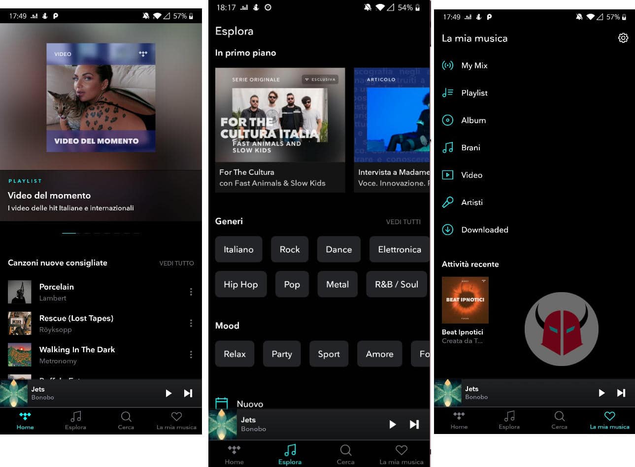 come funziona Tidal app per iOS e Android