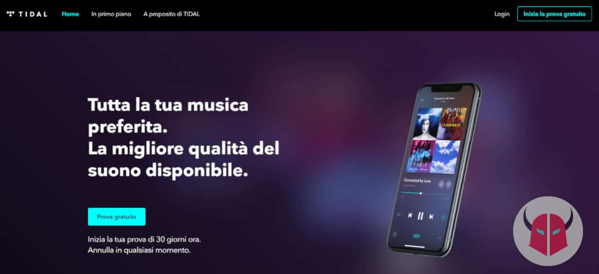 come funziona Tidal attivazione