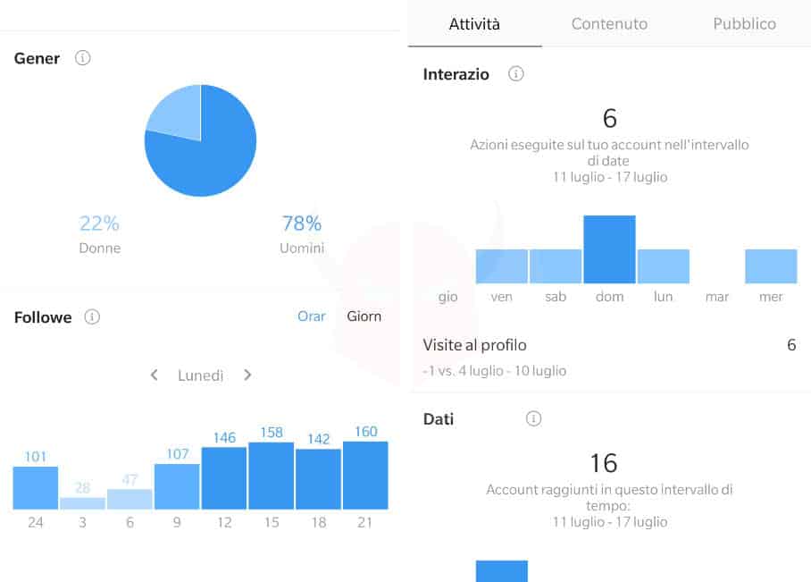 come programmare post Instagram statistiche