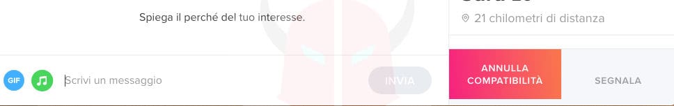 compatibilità Tinder annullate