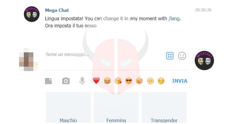 migliori bot per Telegram Mega Chat