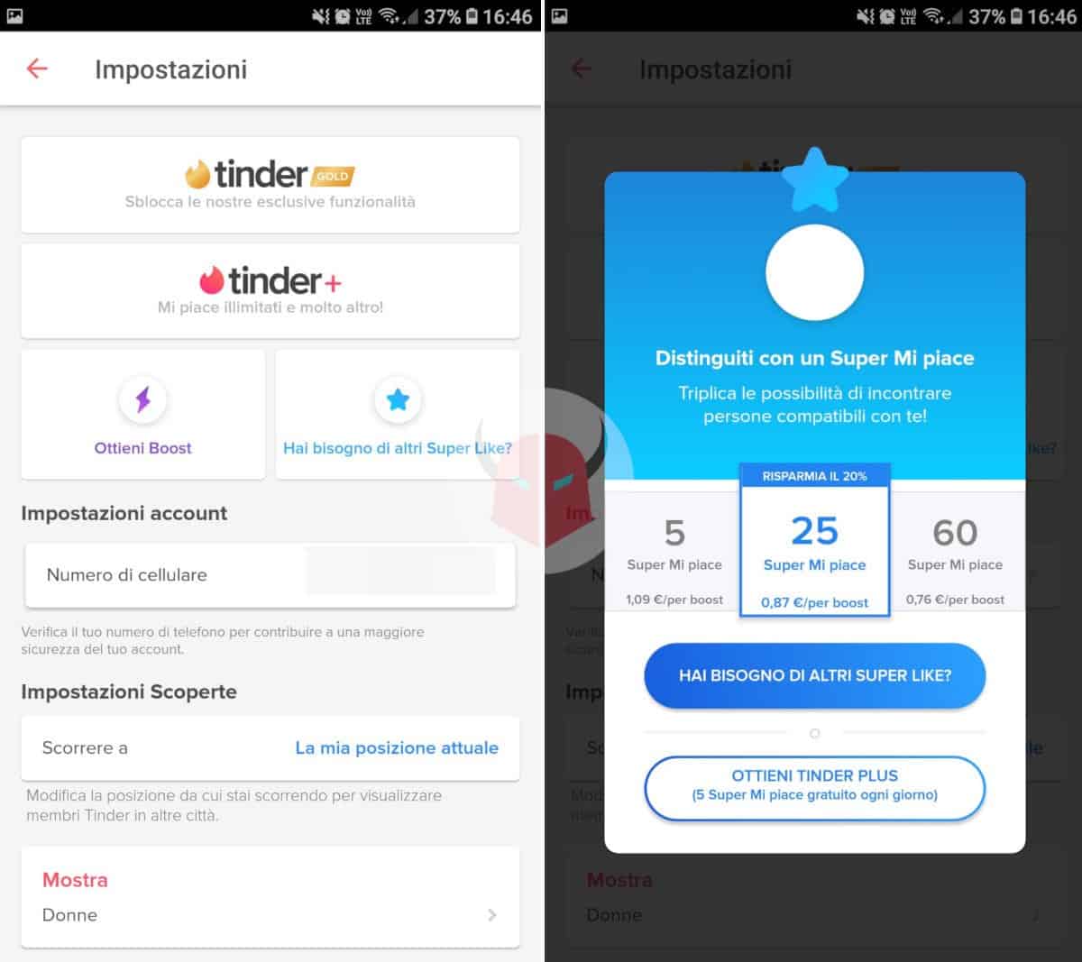 perché non ho match su Tinder Super Like