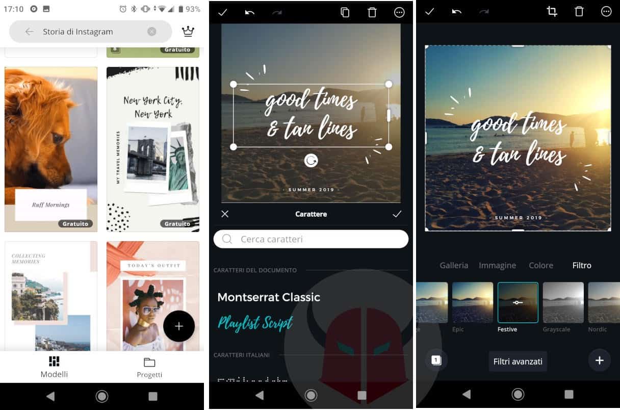 app per storie Instagram Canva