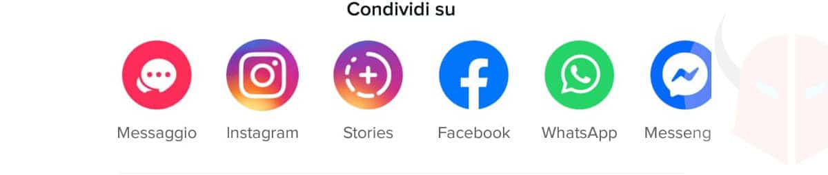 come diventare famosi su TikTok opzioni di condivisione