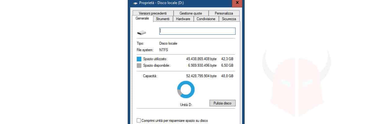 come liberare spazio su Windows 10 Pulizia Disco