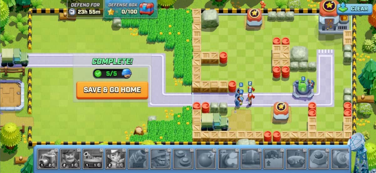 come scaricare Rush Wars esempio sessione di gioco