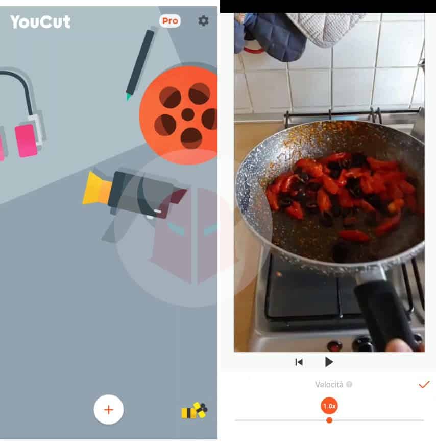 come fare lo slow motion su TikTok app YouCut