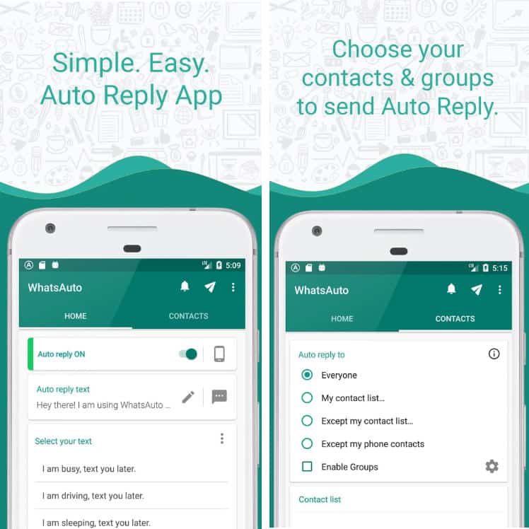 come programmare invio messaggi WhatsApp app WhatsAuto