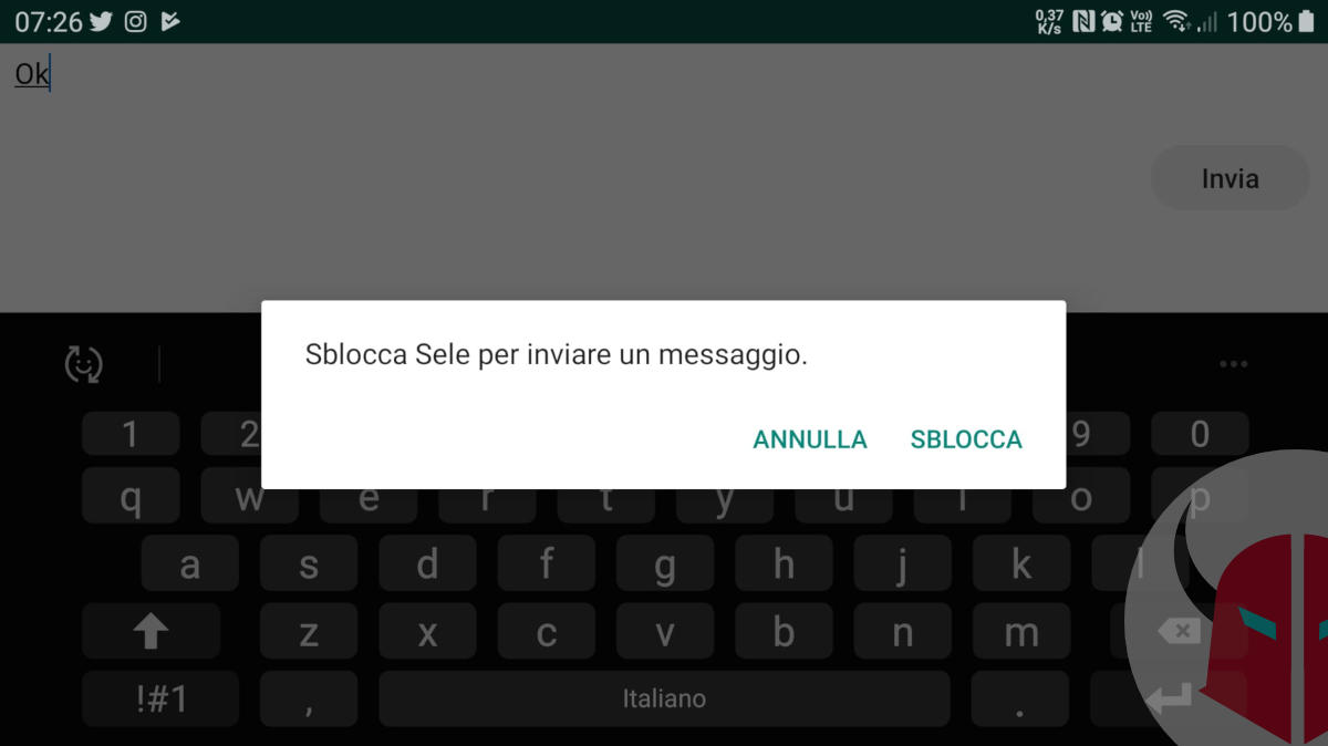 segnala come spam su WhatsApp sblocco