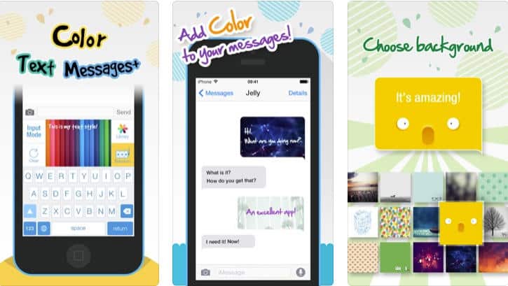 come cambiare colore su WhatsApp esempio Color Texting Messenger