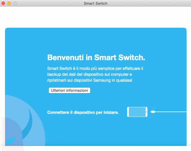 come fare il backup su Android esempio Smart Switch