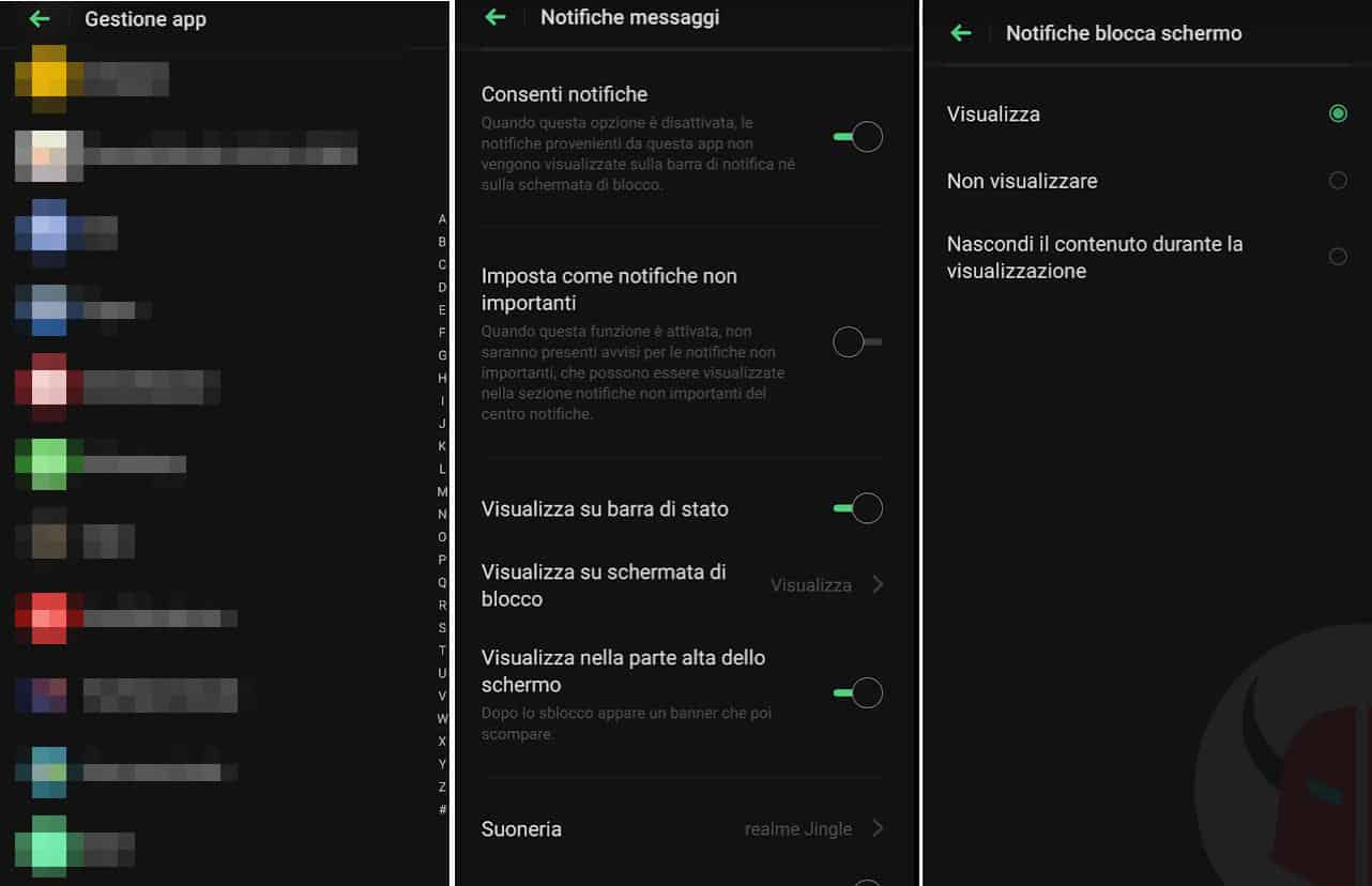come nascondere messaggi WhatsApp gestione notifiche Android