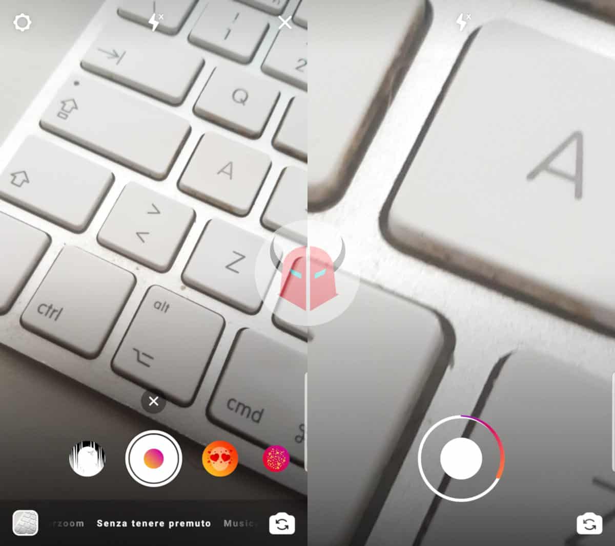 come zoomare su Instagram senza tenere premuto