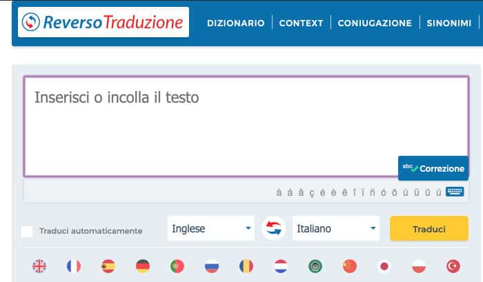 miglior traduttore inglese italiano Reverso Traduzione