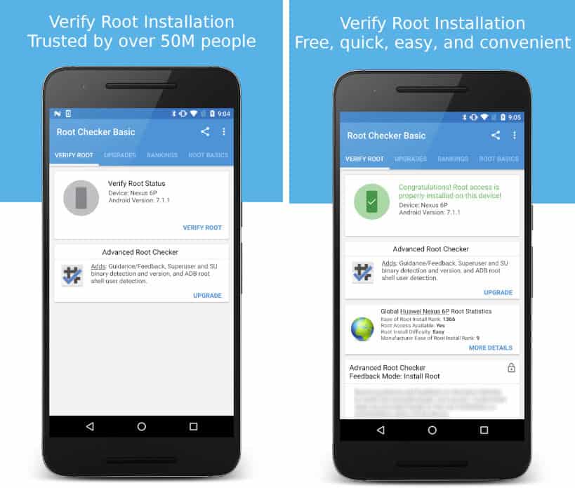 come ottenere i permessi di root su Android app Root Checker