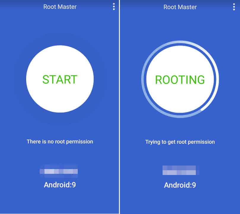 come ottenere i permessi di root su Android app Root Master