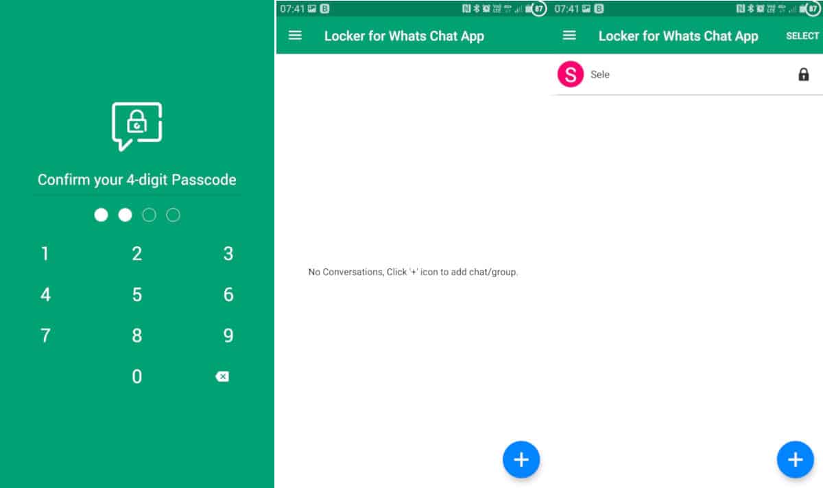 come mettere il PIN a WhatsApp app Locker for Whats Chat