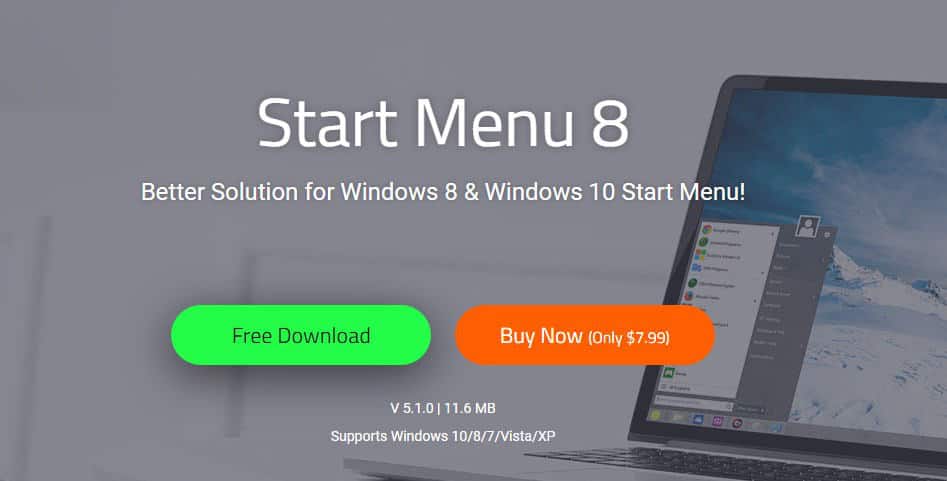 come passare da Windows 7 a WIndows 10 IObit start menu