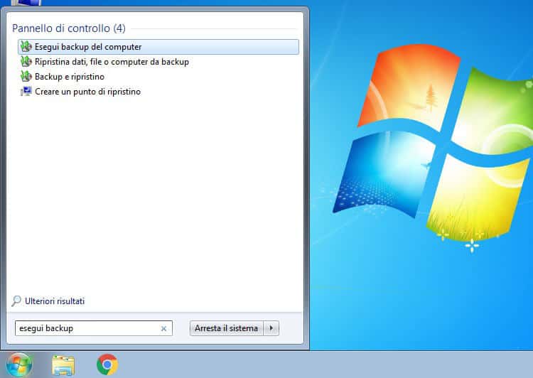 come passare da Windows 7 a WIndows 10 backup del PC W7