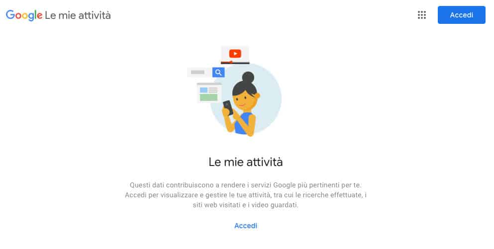 come recuperare la cronologia cancellata da Chrome attività