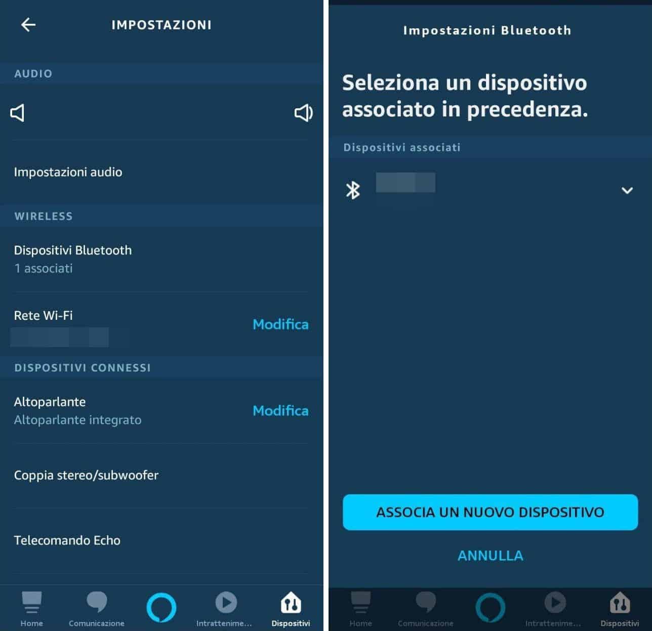 come usare Alexa come cassa Bluetooth attivazione