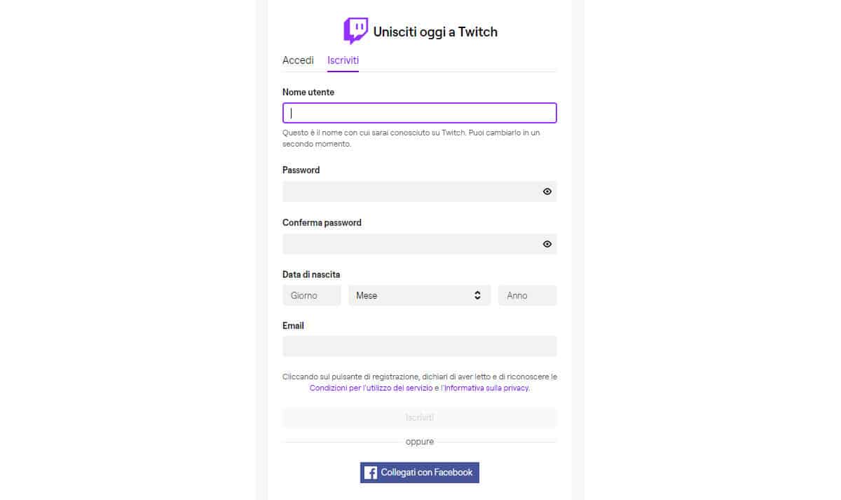 come avere Twitch Prime iscrizione Twitch