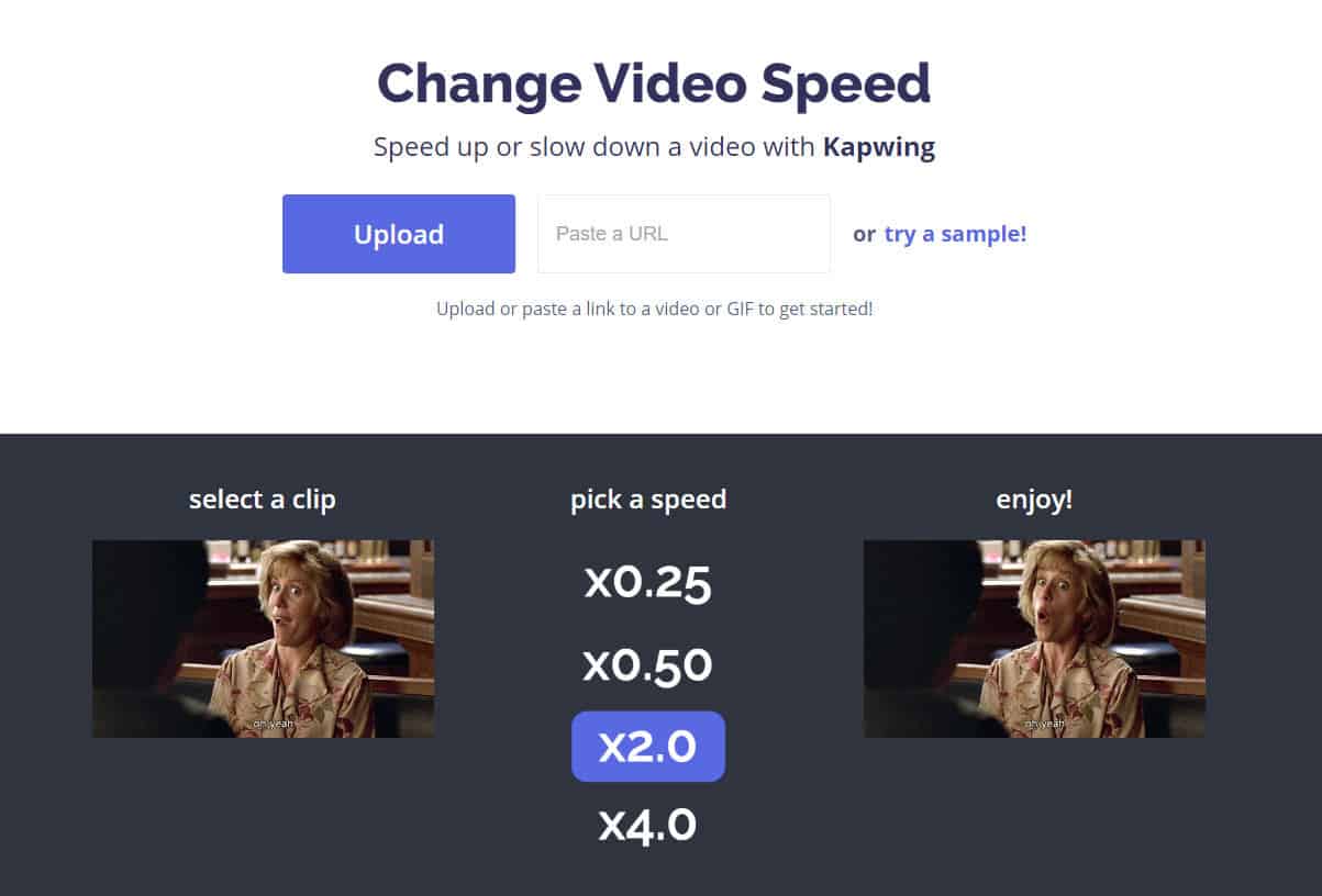 come fare i video velocizzati su Instagram tool online Kapwing