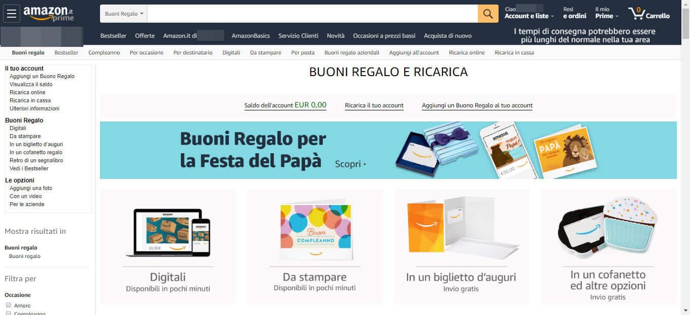 come fare la spesa su Amazon sezione Amazon Pantry