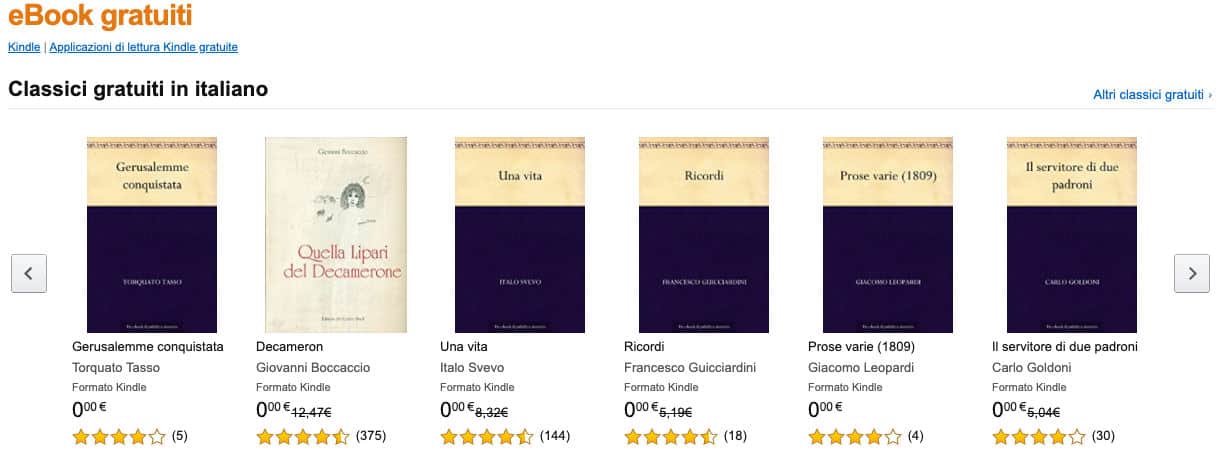 come leggere libri online Amazon