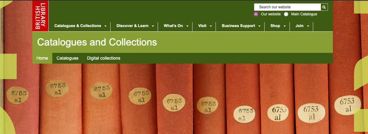 come leggere libri online British Library