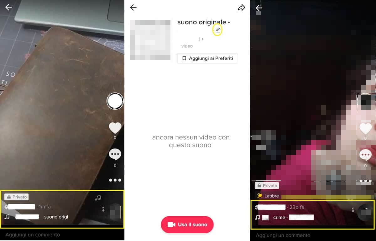 come mettere le voci nei video di TikTok creazione suono originale
