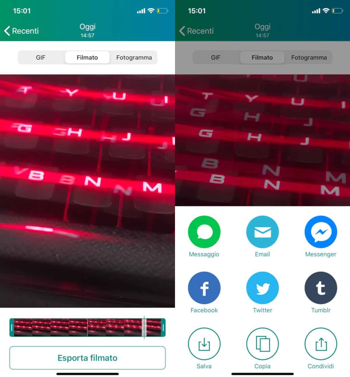 come mettere una foto live su Instagram app Lively