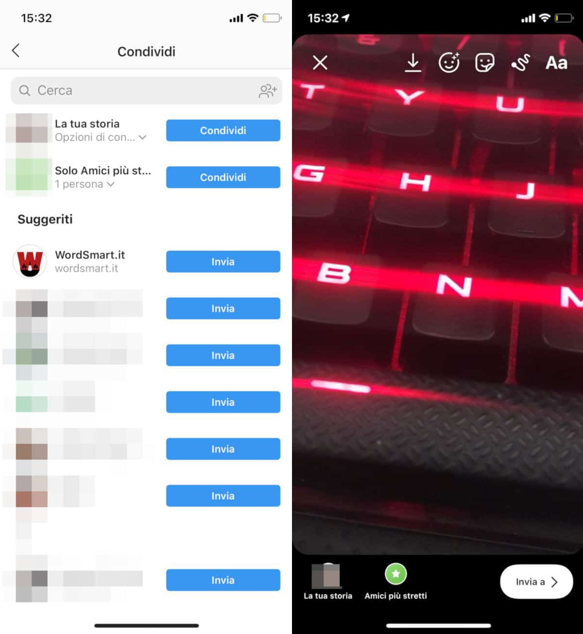 come mettere una foto live su Instagram condivisione iOS