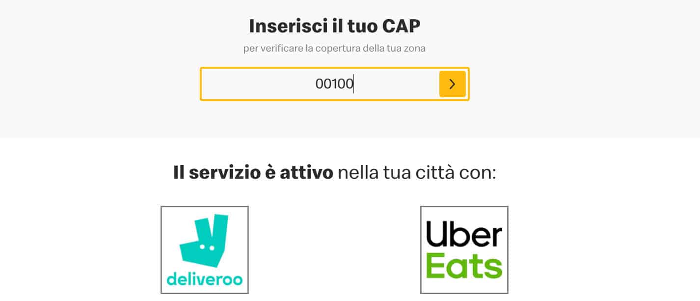 come ordinare cibo online Mc Donald's