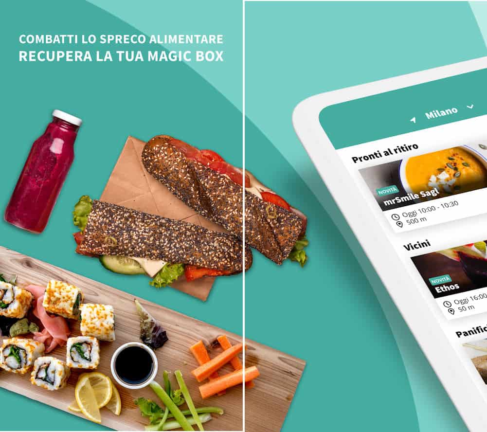 come ordinare cibo online app Too Good to Go