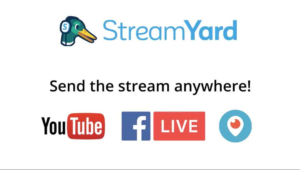 come usare StreamYard piattaforme compatibili