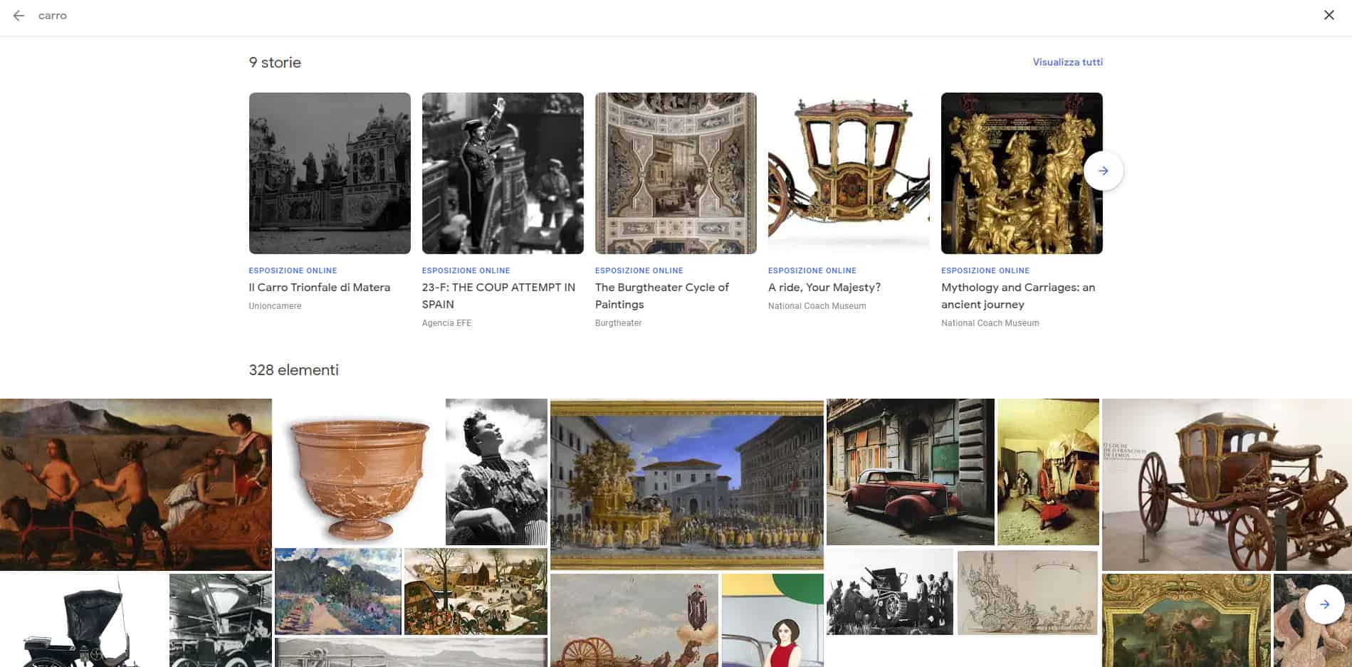 come visitare i musei online Google Arts e Culture opere