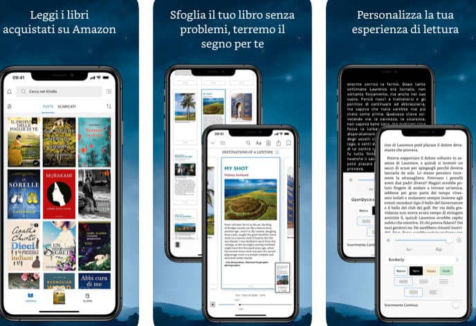 come leggere eBook app Kindle iOS