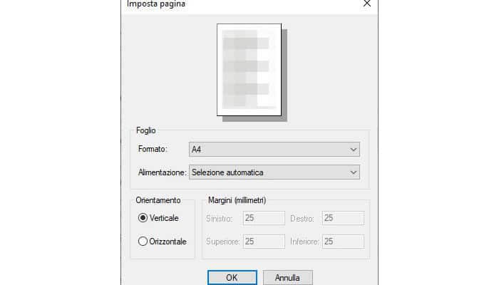 come stampare un file PDF imposta pagina Acrobat Reader