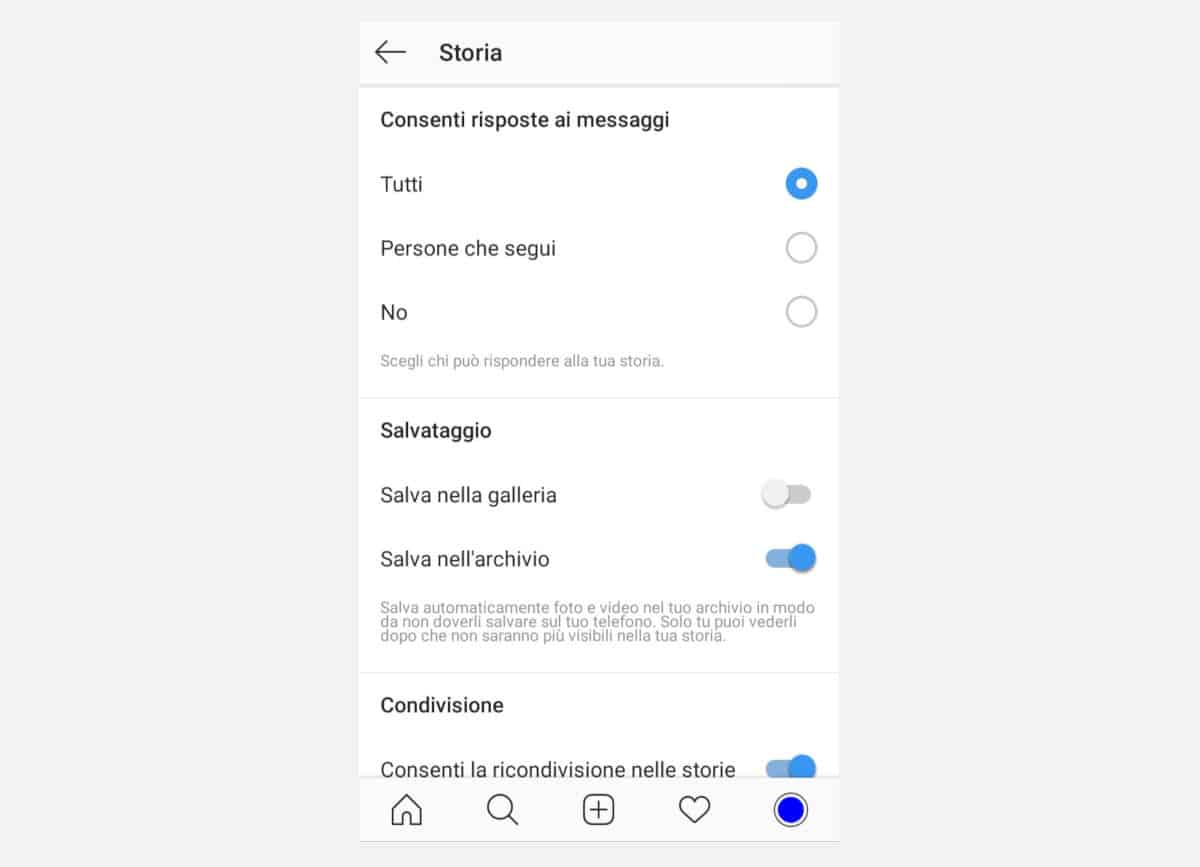 bloccare i messaggi su Instagram blocco Direct storie