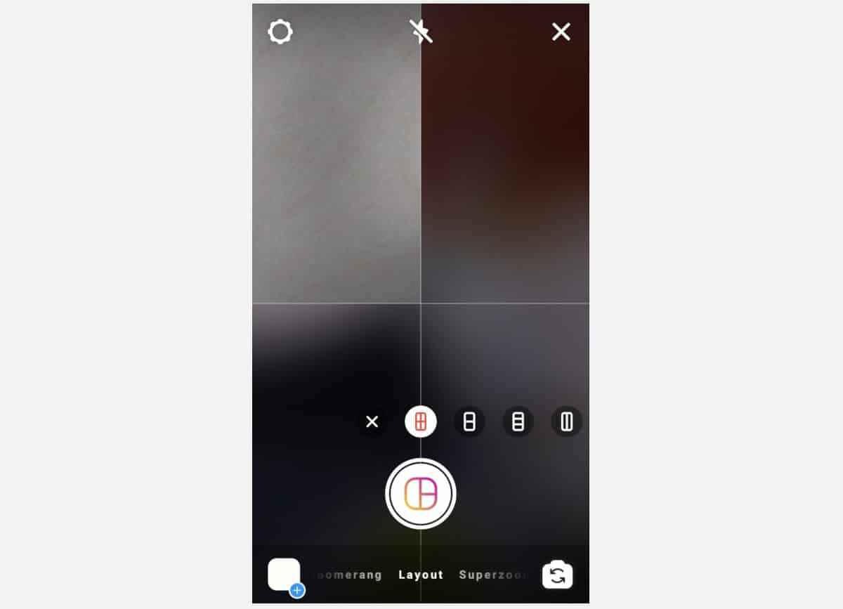 idee storie Instagram opzione Layout