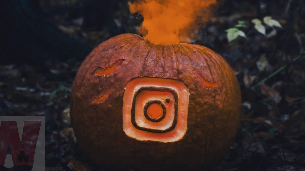 cambiare icona di Instagram esempio astratto Halloween